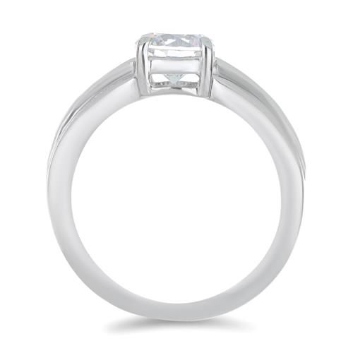BUY REAL  AFRICAN WHITE TOPAZ GEMSTONE RING IN 925 SILVER 